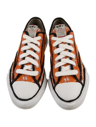 Maison Mihara Yasuhiro Canvas Printed Sneakers