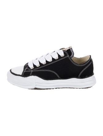 Maison Mihara Yasuhiro Canvas Colorblock Pattern Sneakers