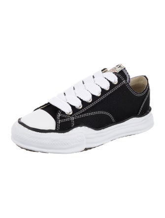 Maison Mihara Yasuhiro Canvas Colorblock Pattern Sneakers