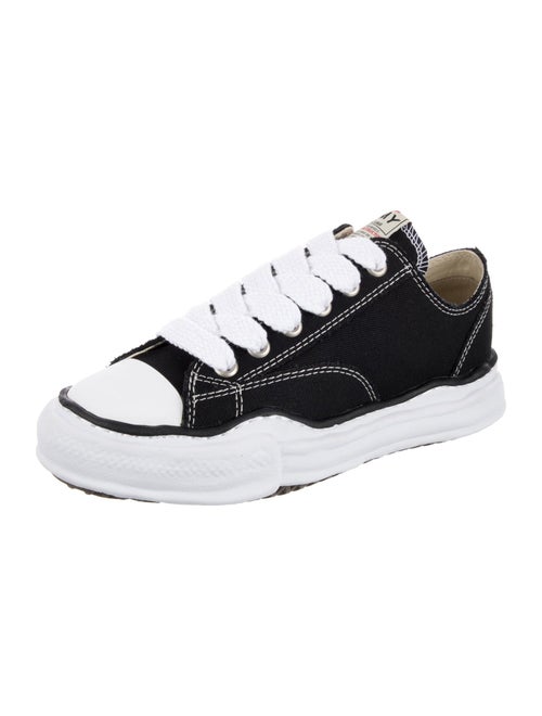 Maison Mihara Yasuhiro Canvas Colorblock Pattern Sneakers