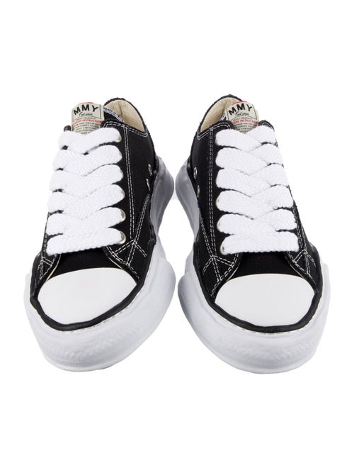 Maison Mihara Yasuhiro Canvas Colorblock Pattern Sneakers