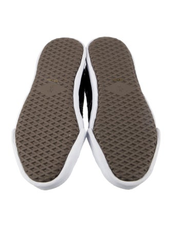 Maison Mihara Yasuhiro Canvas Colorblock Pattern Sneakers