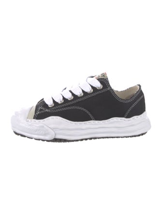 Maison Mihara Yasuhiro Canvas Colorblock Pattern Sneakers