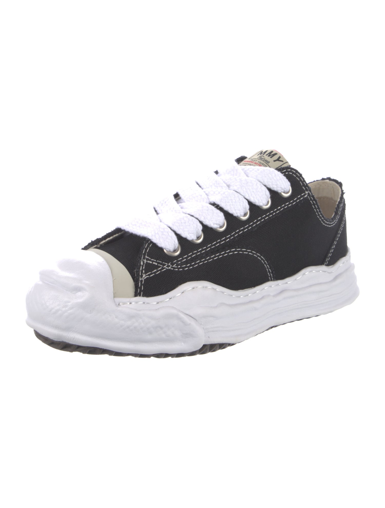 Maison Mihara Yasuhiro Canvas Colorblock Pattern Sneakers