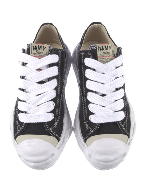 Maison Mihara Yasuhiro Canvas Colorblock Pattern Sneakers