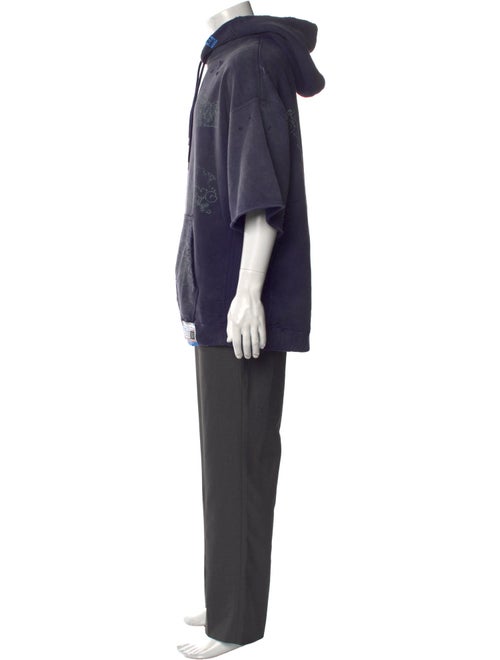 Maison Mihara Yasuhiro Graphic Print Crew Neck Hoodie