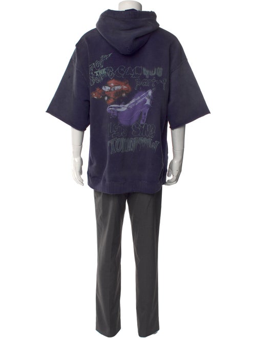 Maison Mihara Yasuhiro Graphic Print Crew Neck Hoodie