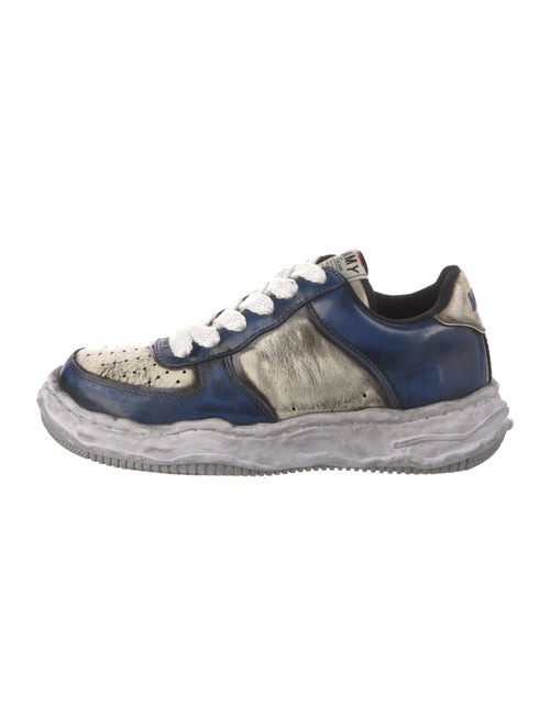 Maison Mihara Yasuhiro Leather Printed Sneakers
