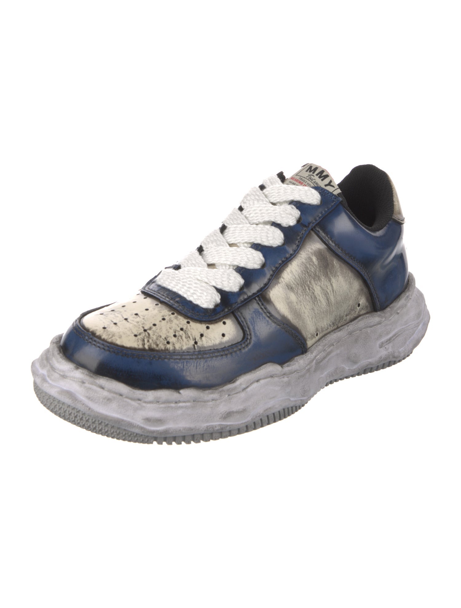 Maison Mihara Yasuhiro Leather Printed Sneakers