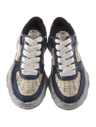Maison Mihara Yasuhiro Leather Printed Sneakers