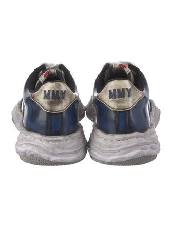 Maison Mihara Yasuhiro Leather Printed Sneakers