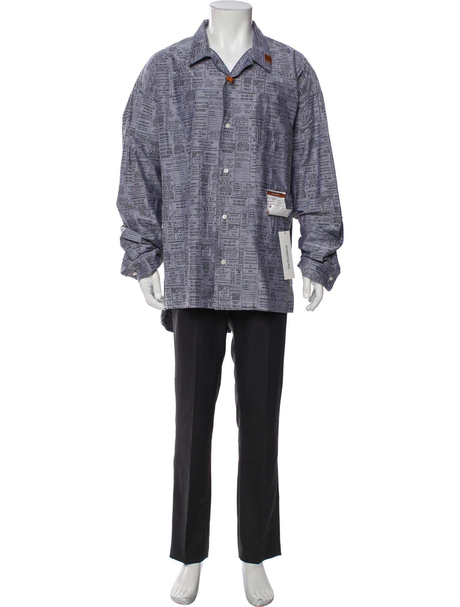 Maison Mihara Yasuhiro Printed Long Sleeve Shirt