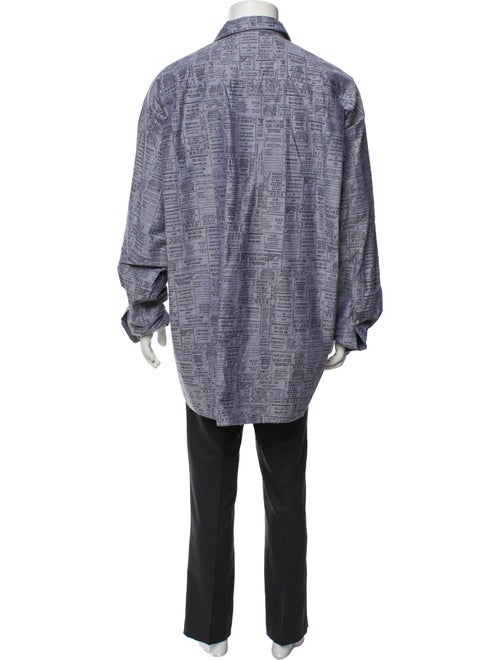 Maison Mihara Yasuhiro Printed Long Sleeve Shirt