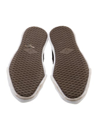 Maison Mihara Yasuhiro Canvas Colorblock Pattern Sneakers