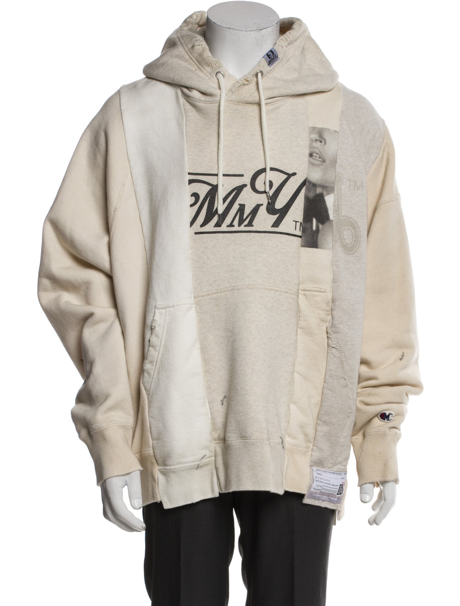 Maison Mihara Yasuhiro Graphic Print Crew Neck Hoodie