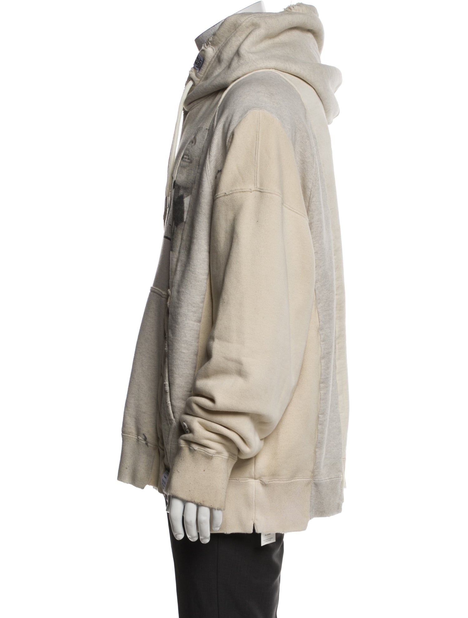 Maison Mihara Yasuhiro Graphic Print Crew Neck Hoodie