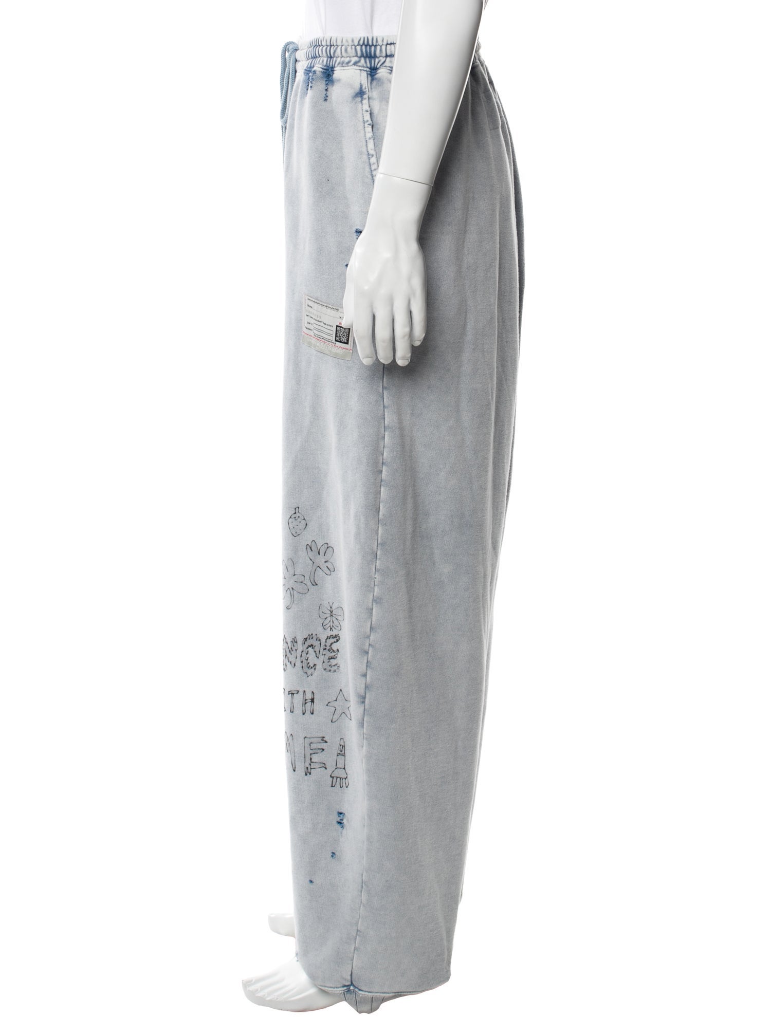 Maison Mihara Yasuhiro Graphic Print Sweatpants