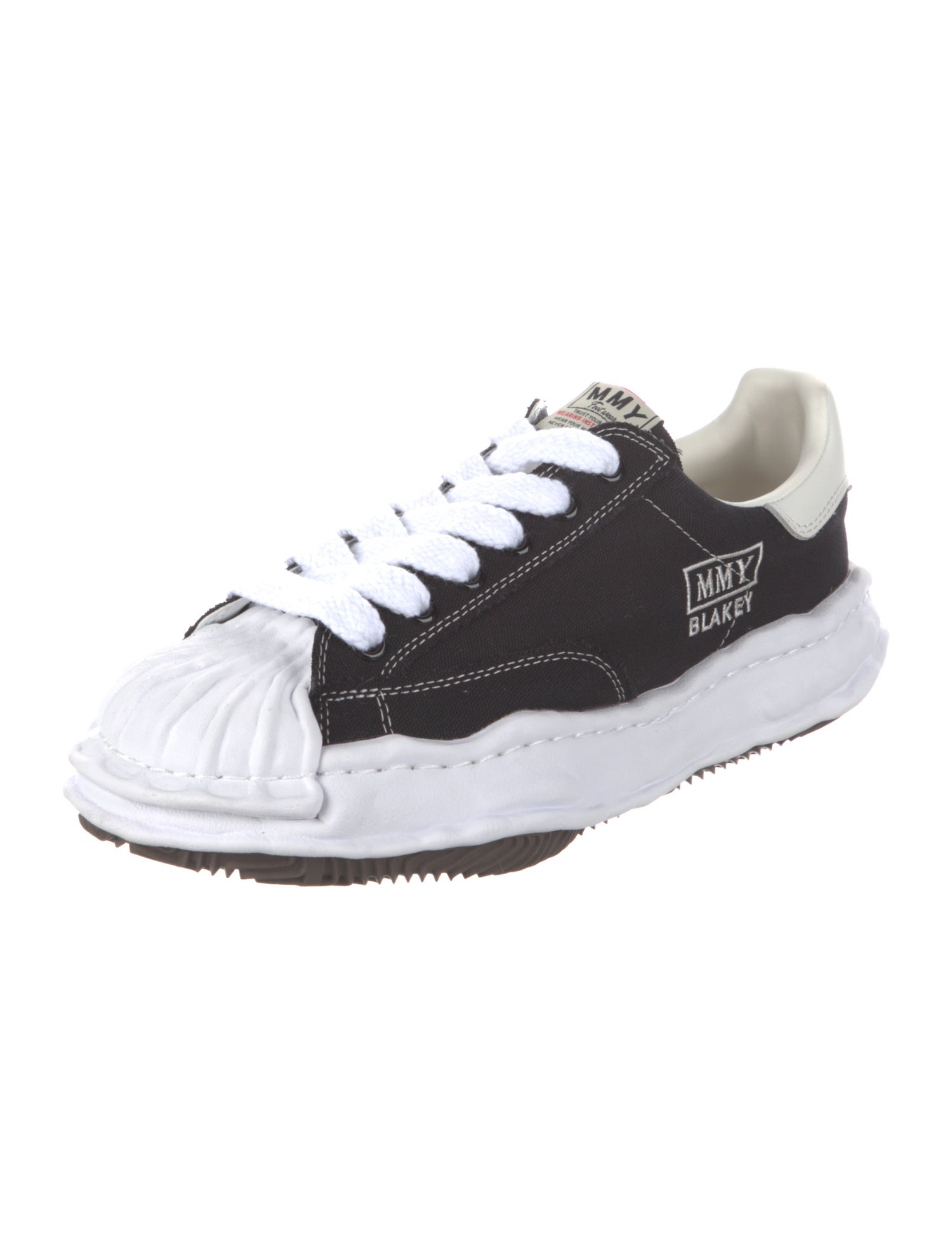 Maison Mihara Yasuhiro Canvas Printed Sneakers