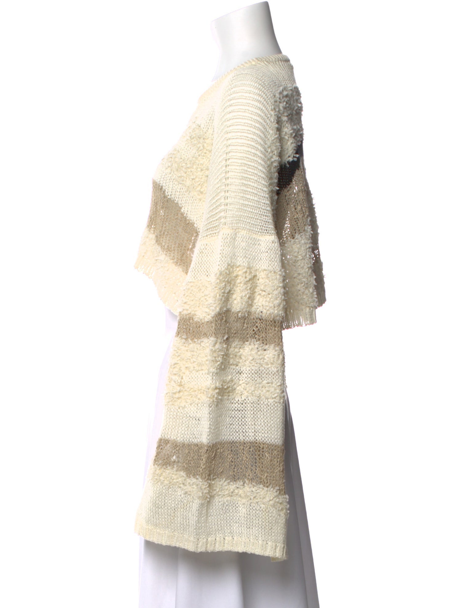 Maison Mihara Yasuhiro Striped Crew Neck Sweater