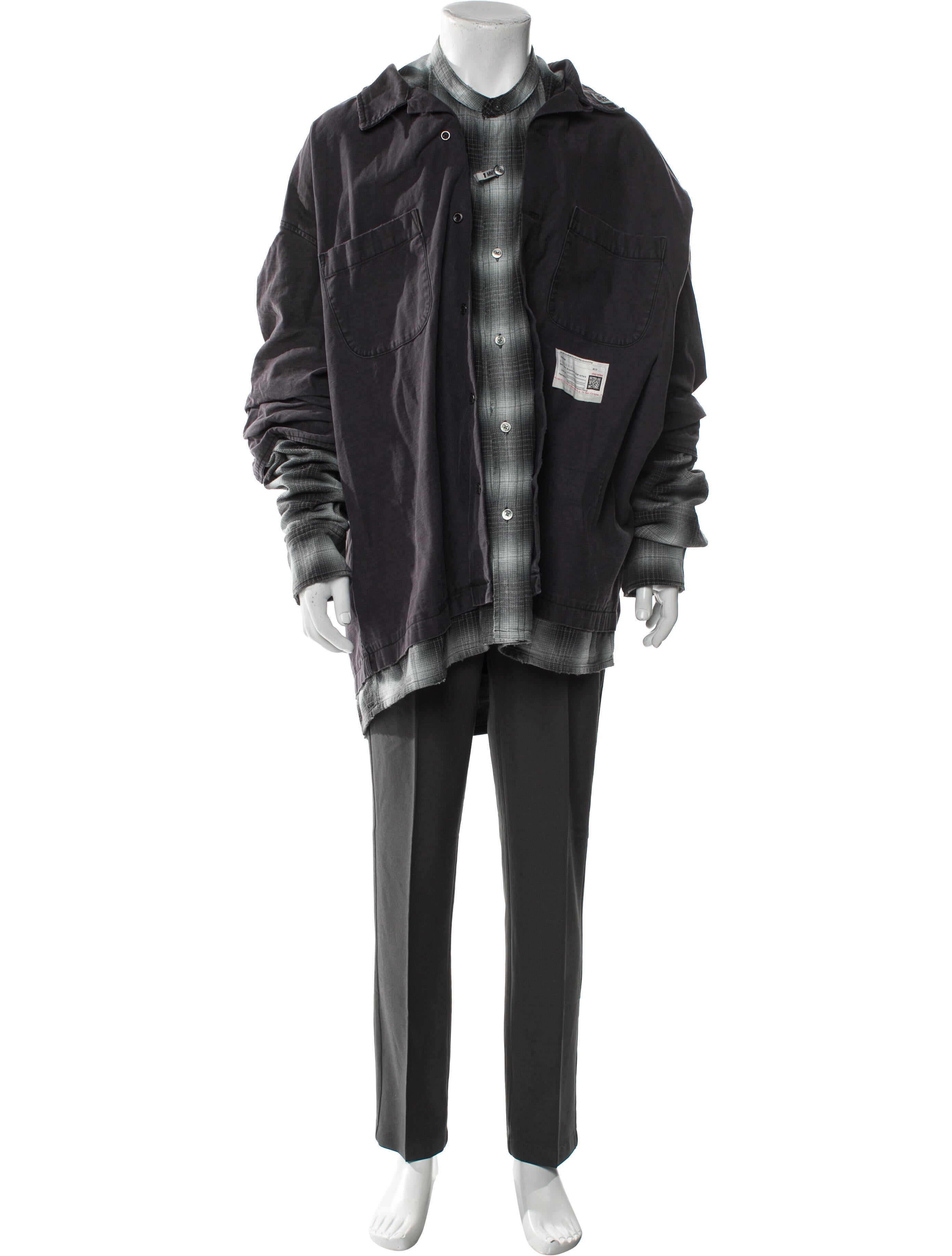 Maison Mihara Yasuhiro Graphic Print Parka