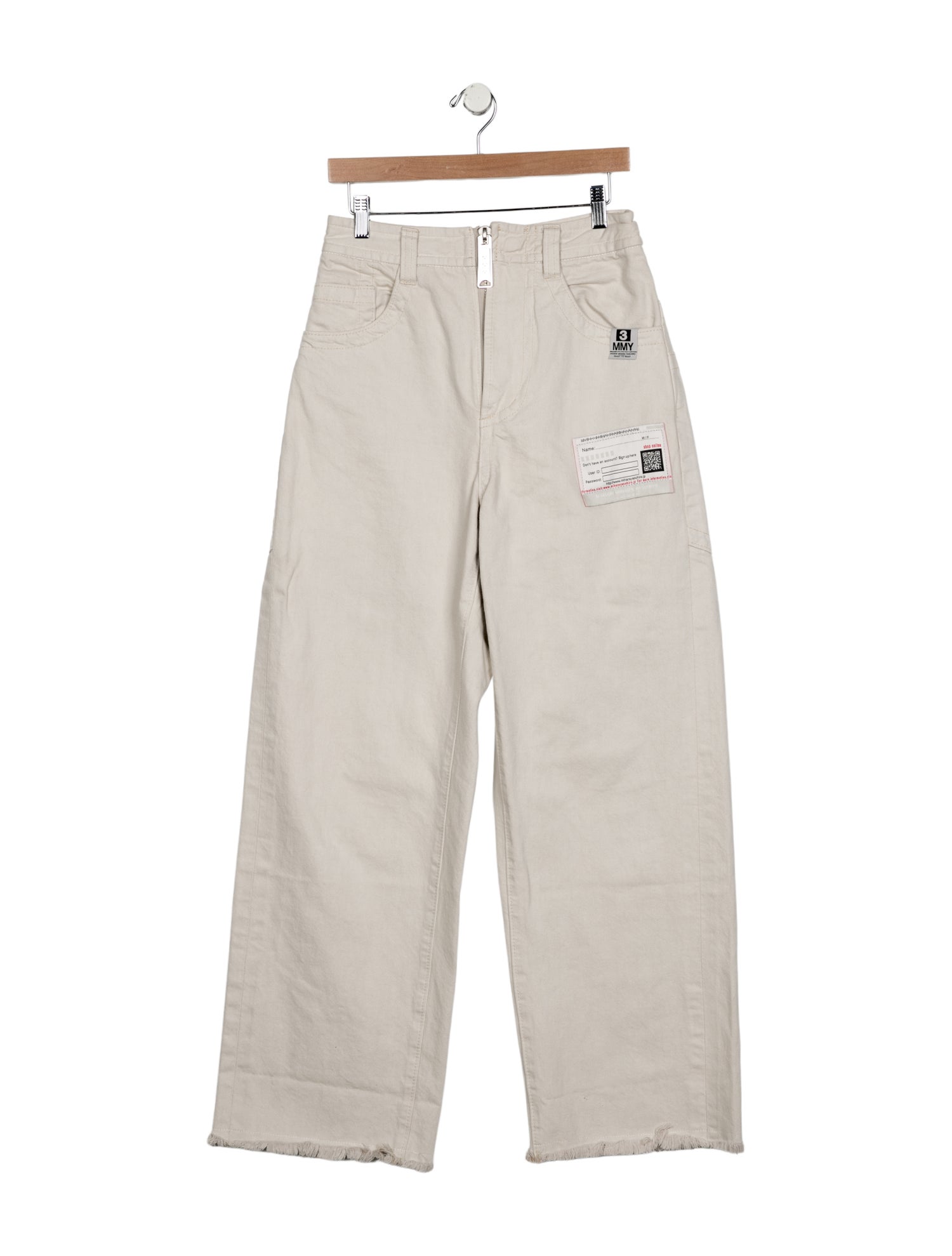 Maison Mihara Yasuhiro High-Rise Wide Leg Jeans