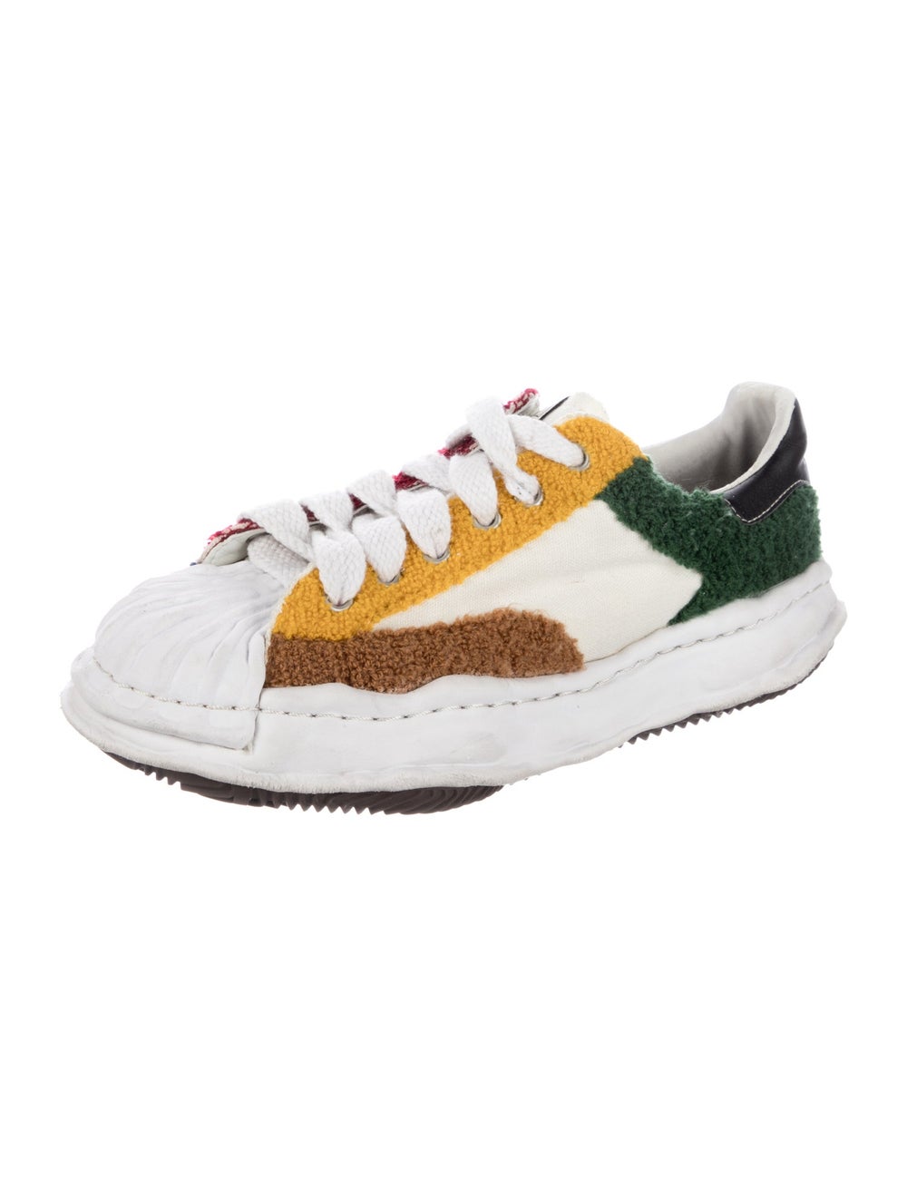 Maison Mihara Yasuhiro Canvas Patterned Sneakers - image 2