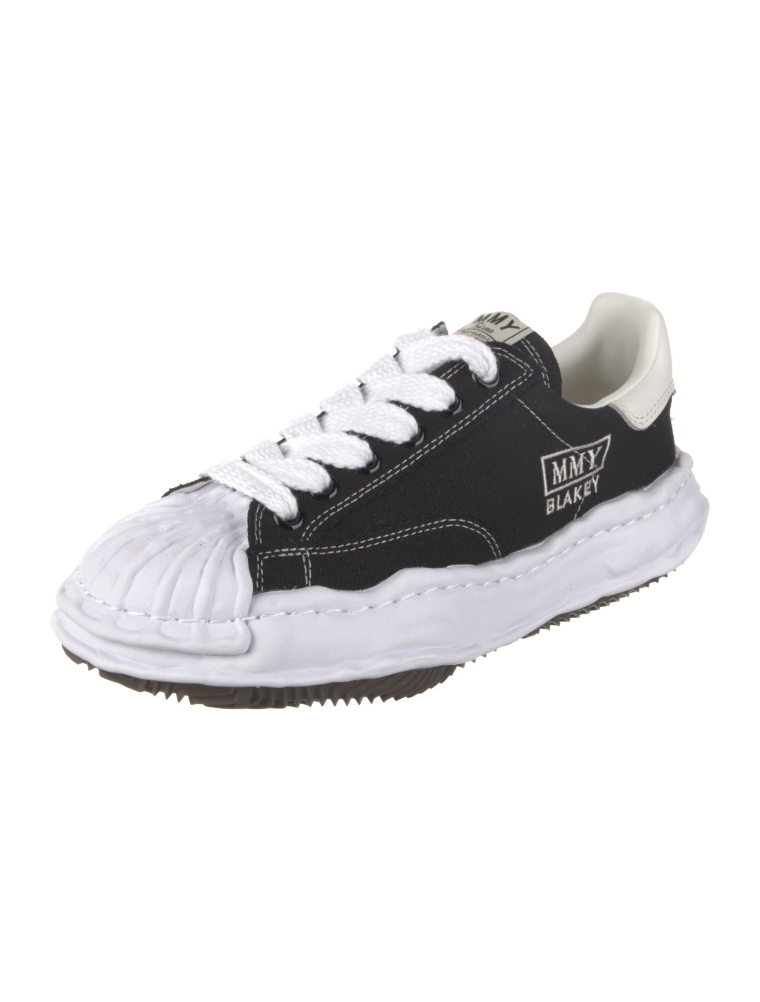 Maison Mihara Yasuhiro Canvas Printed Athletic Sneakers