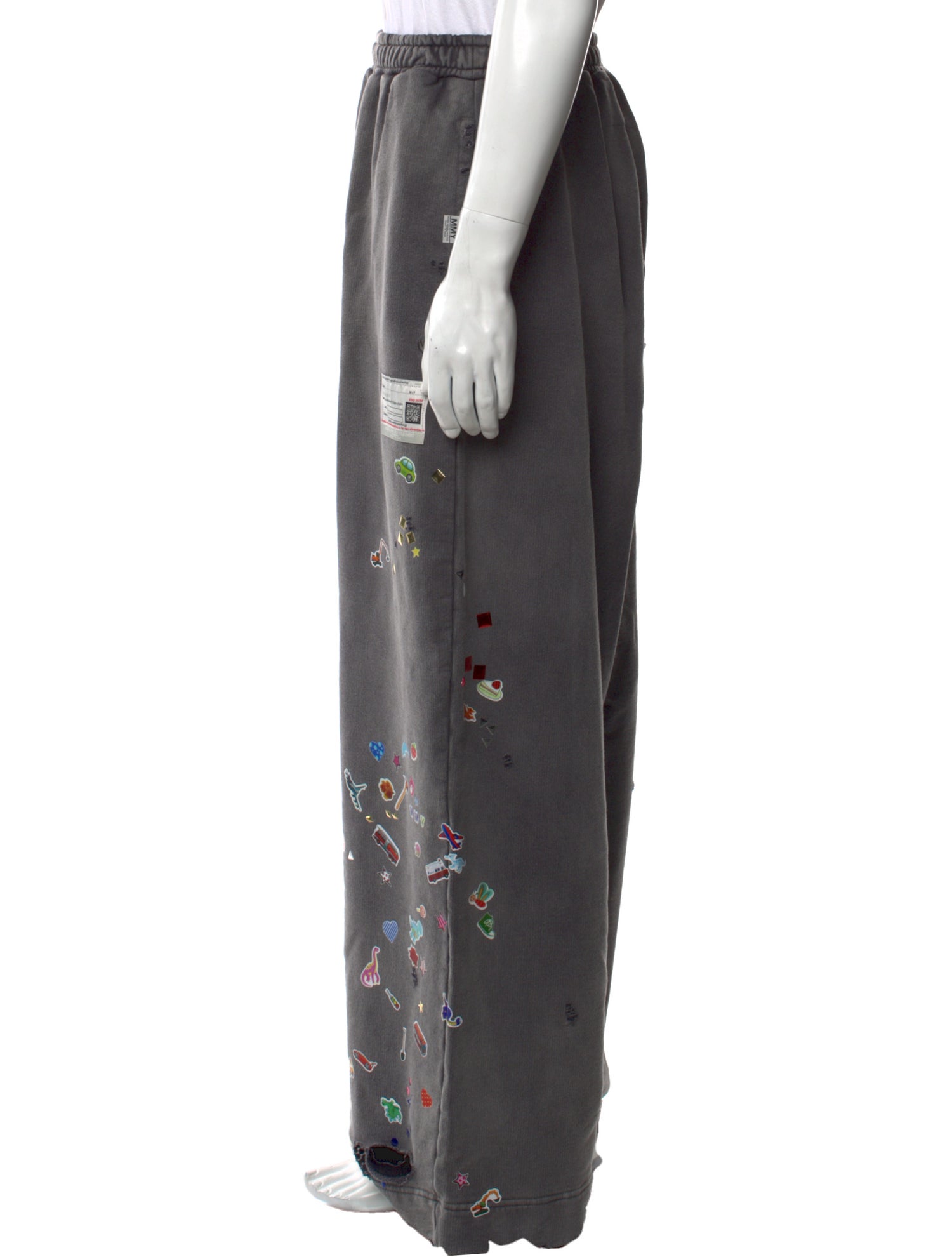 Maison Mihara Yasuhiro Graphic Print Pants w/ Tags