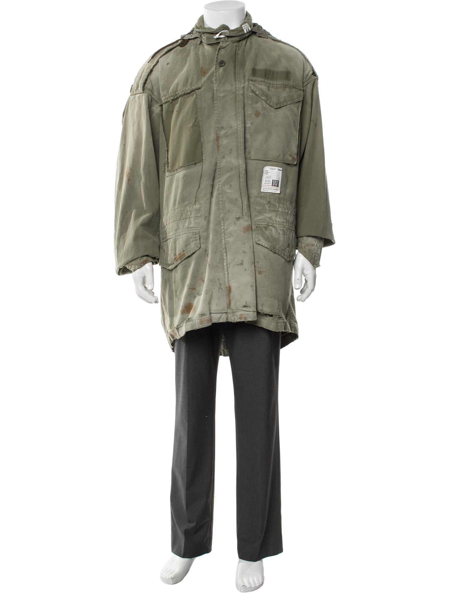 Maison Mihara Yasuhiro Parka w/ Tags