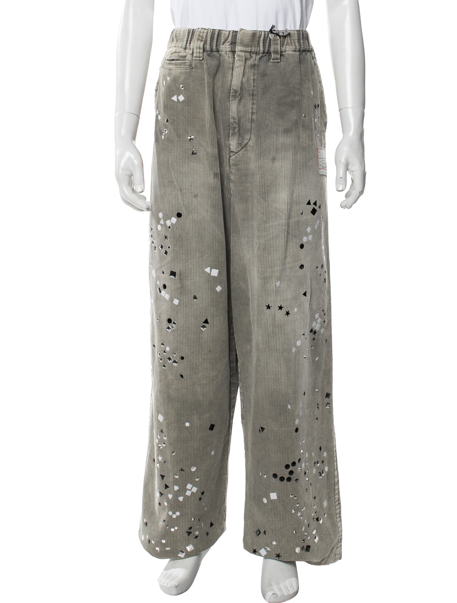 Maison Mihara Yasuhiro Graphic Print Pants w/ Tags