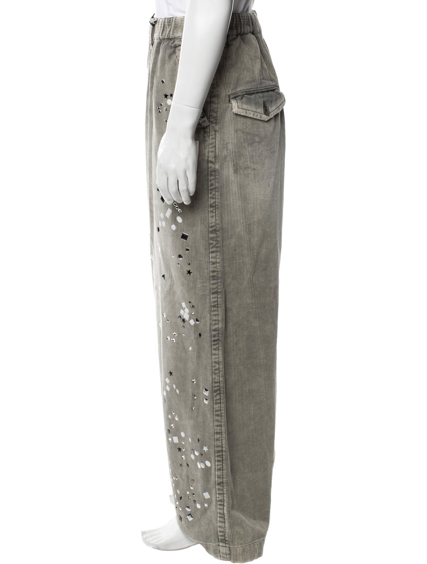 Maison Mihara Yasuhiro Graphic Print Pants w/ Tags