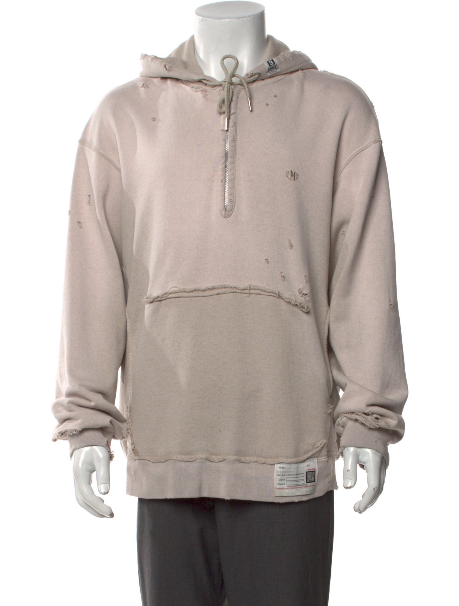 Maison Mihara Yasuhiro Crew Neck Long Sleeve Hoodie w/ Tags