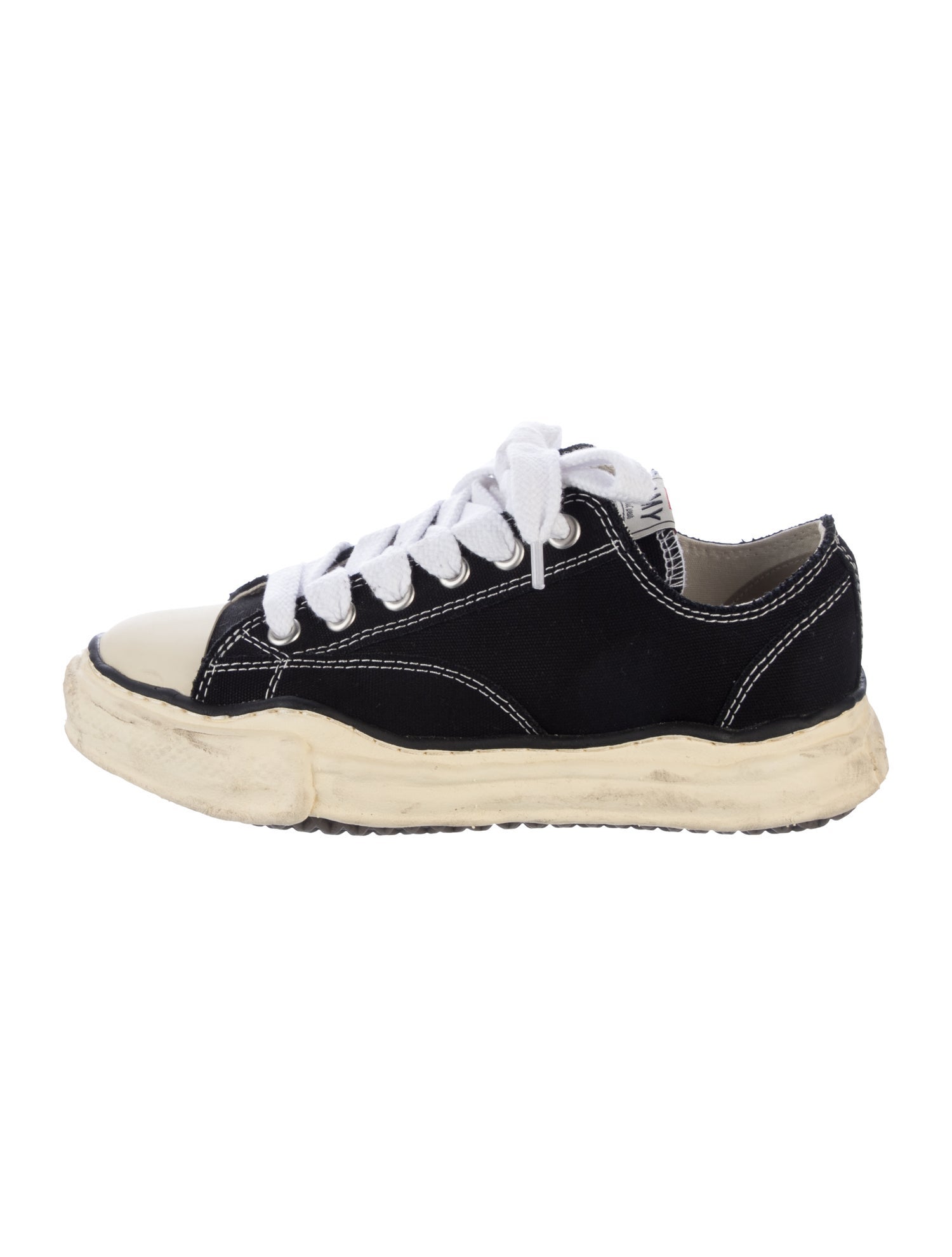 Maison Mihara Yasuhiro Canvas Printed Sneakers