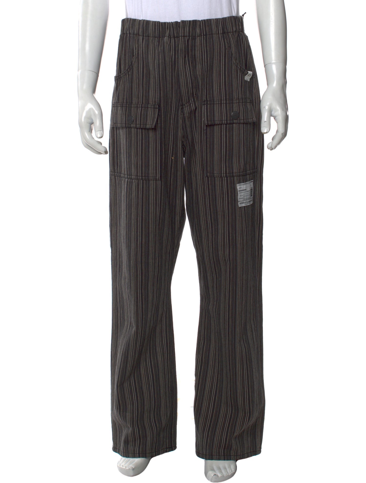 Maison Mihara Yasuhiro Striped Cargo Pants w/ Tags