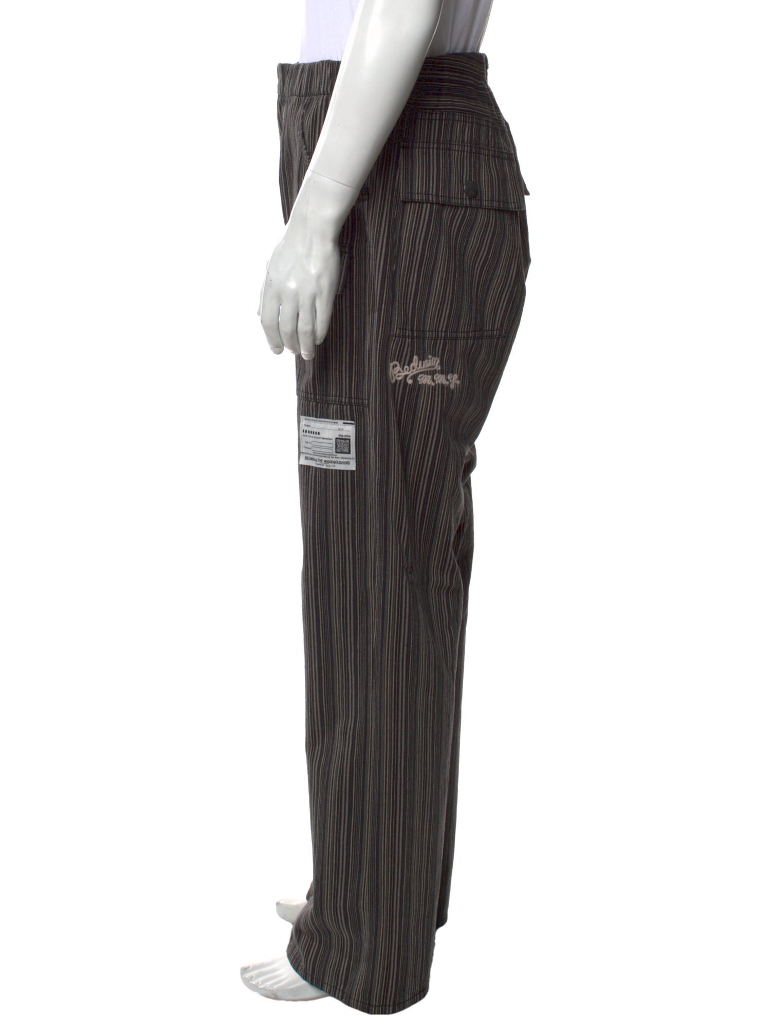 Maison Mihara Yasuhiro Striped Cargo Pants w/ Tags