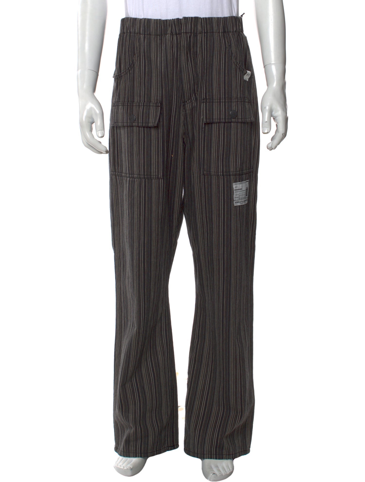 Maison Mihara Yasuhiro Striped Cargo Pants w/ Tags