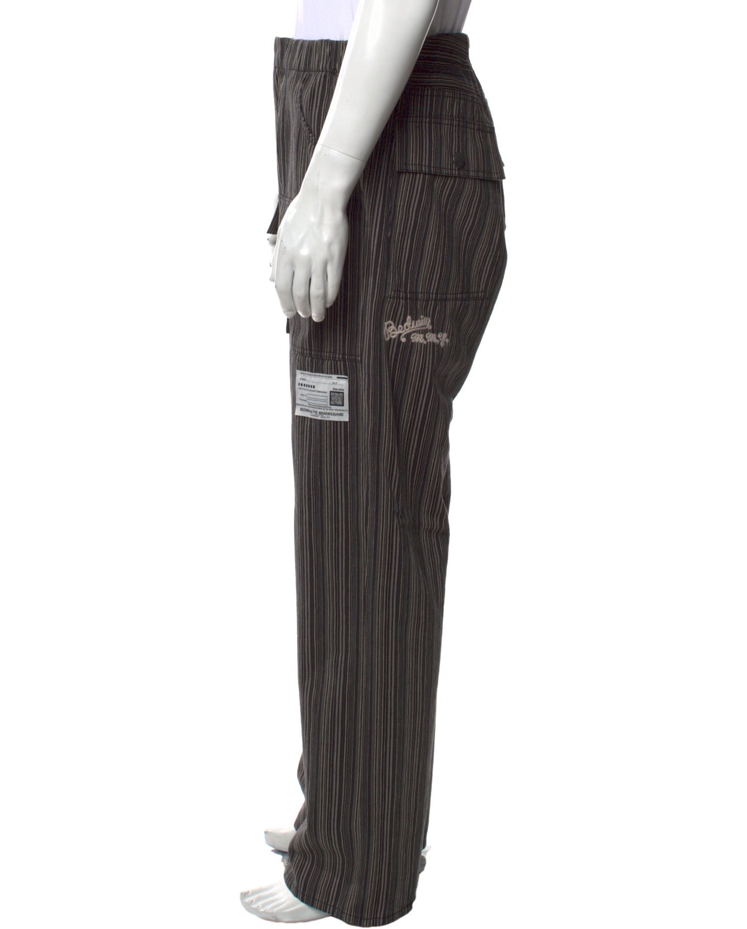 Maison Mihara Yasuhiro Striped Cargo Pants w/ Tags