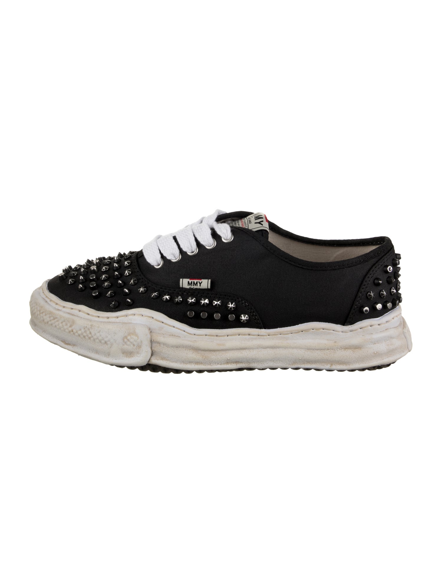 Maison Mihara Yasuhiro Canvas Distressed Accents Sneakers w/ Tags