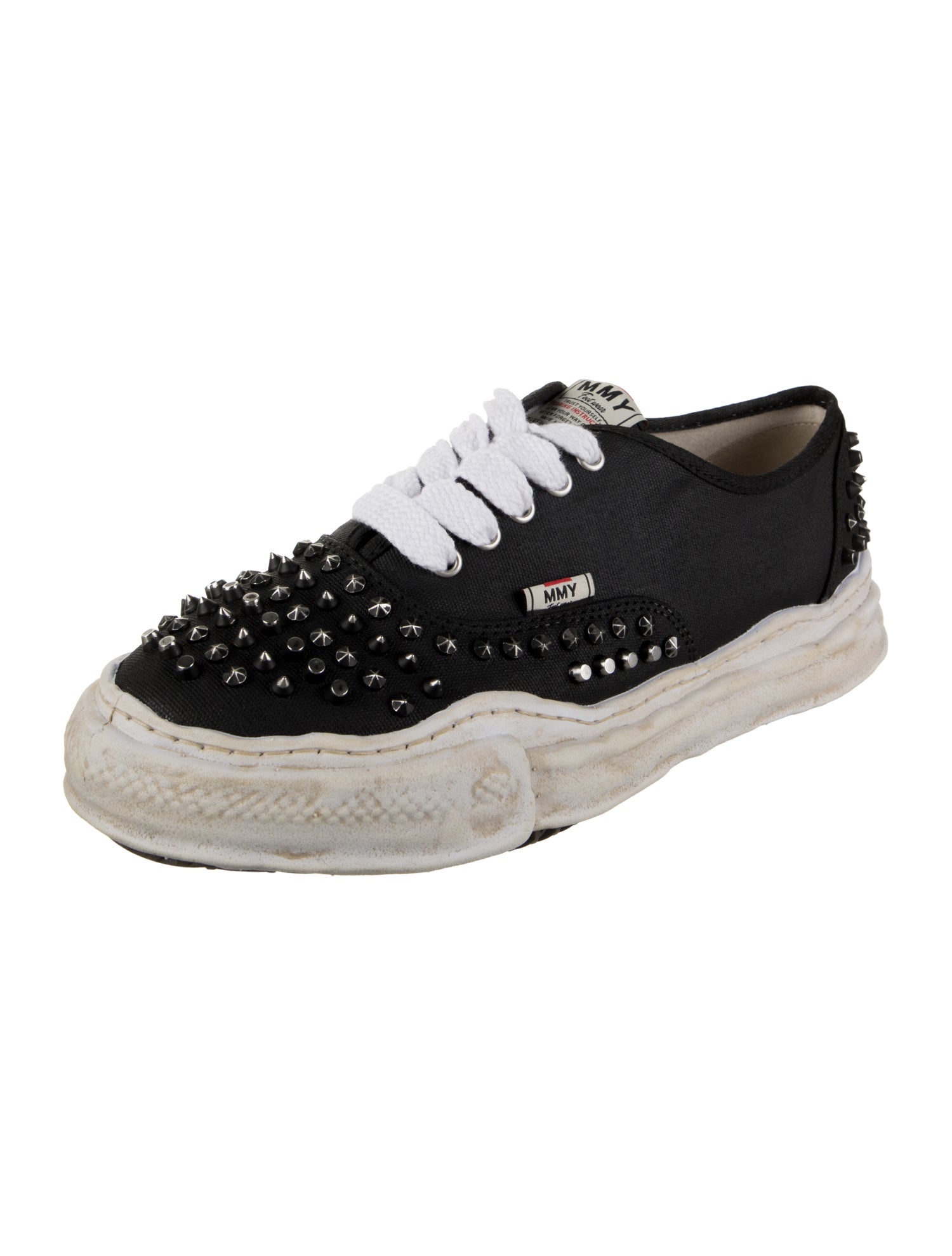 Maison Mihara Yasuhiro Canvas Distressed Accents Sneakers w/ Tags