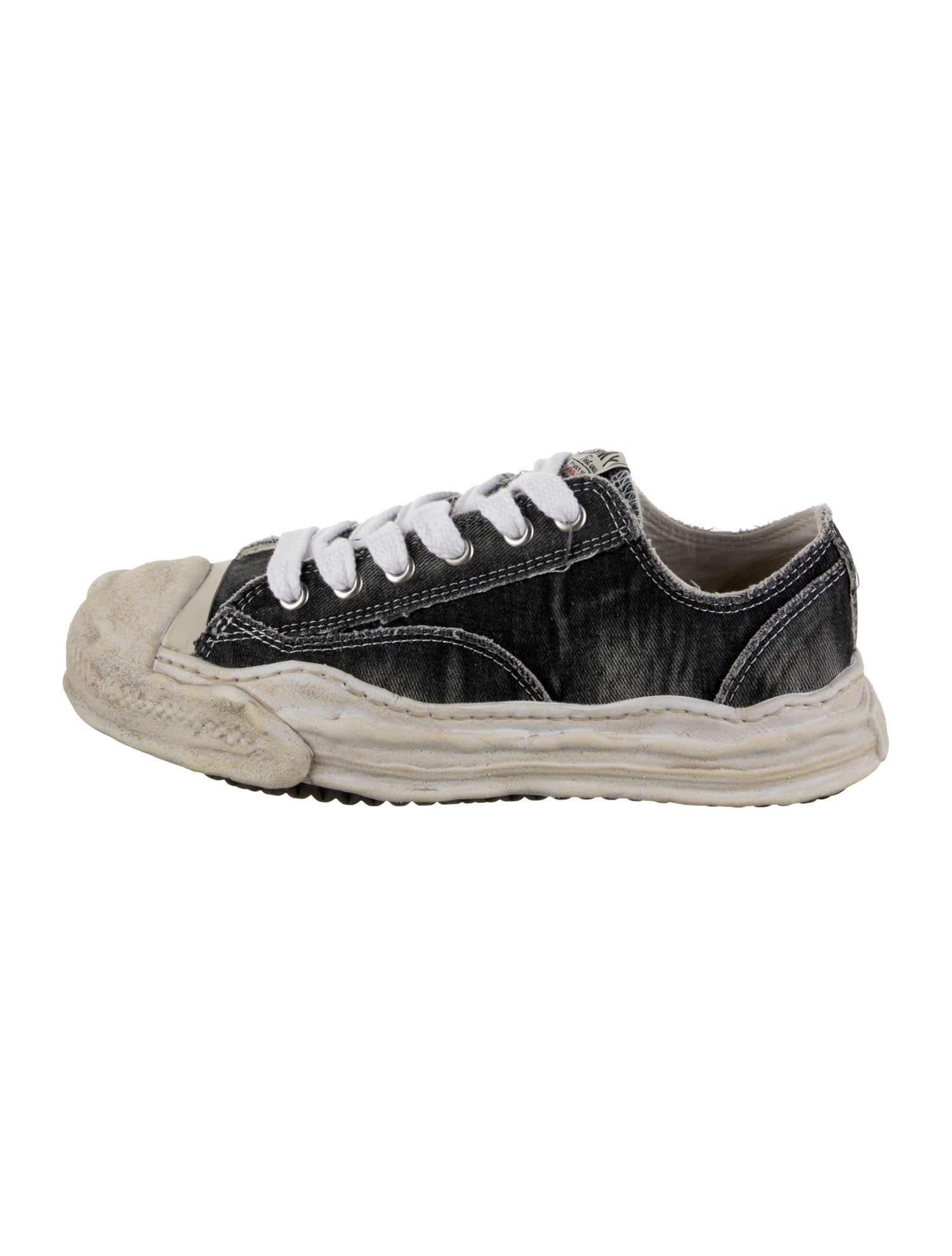 Maison Mihara Yasuhiro Canvas Distressed Accents Sneakers w/ Tags
