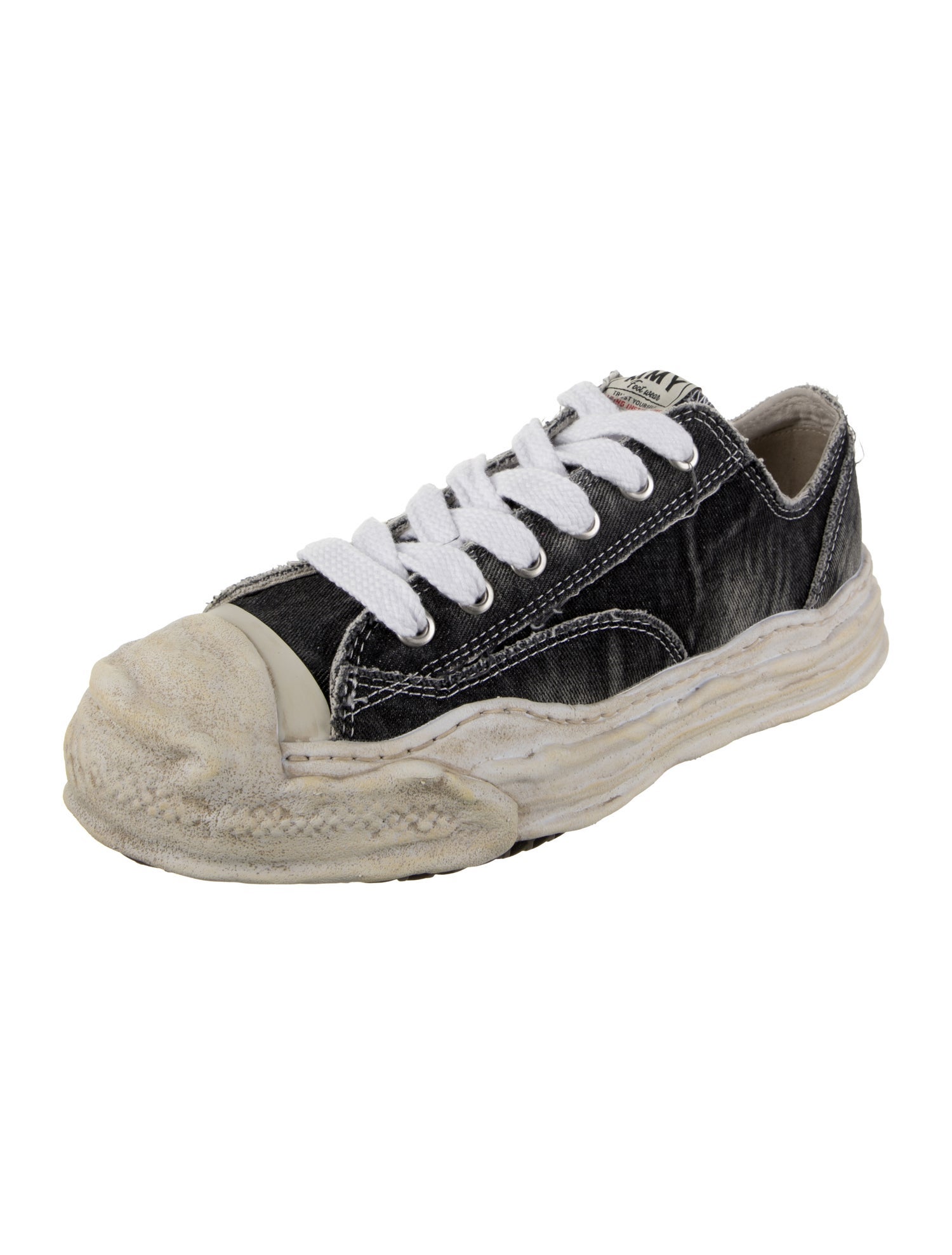 Maison Mihara Yasuhiro Canvas Distressed Accents Sneakers w/ Tags