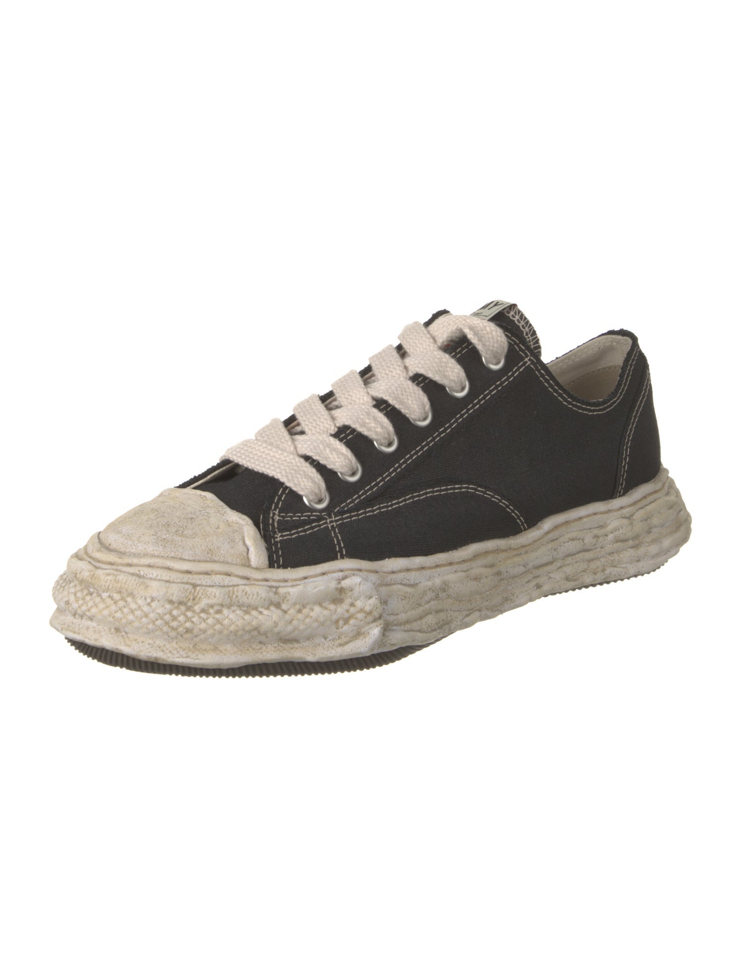 Maison Mihara Yasuhiro Canvas Distressed Accents Sneakers w/ Tags