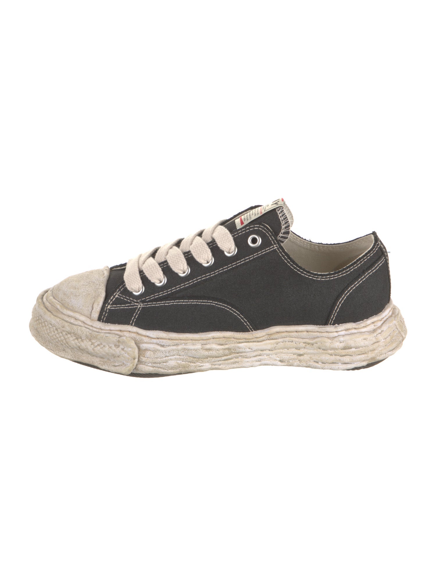Maison Mihara Yasuhiro Canvas Distressed Accents Sneakers w/ Tags