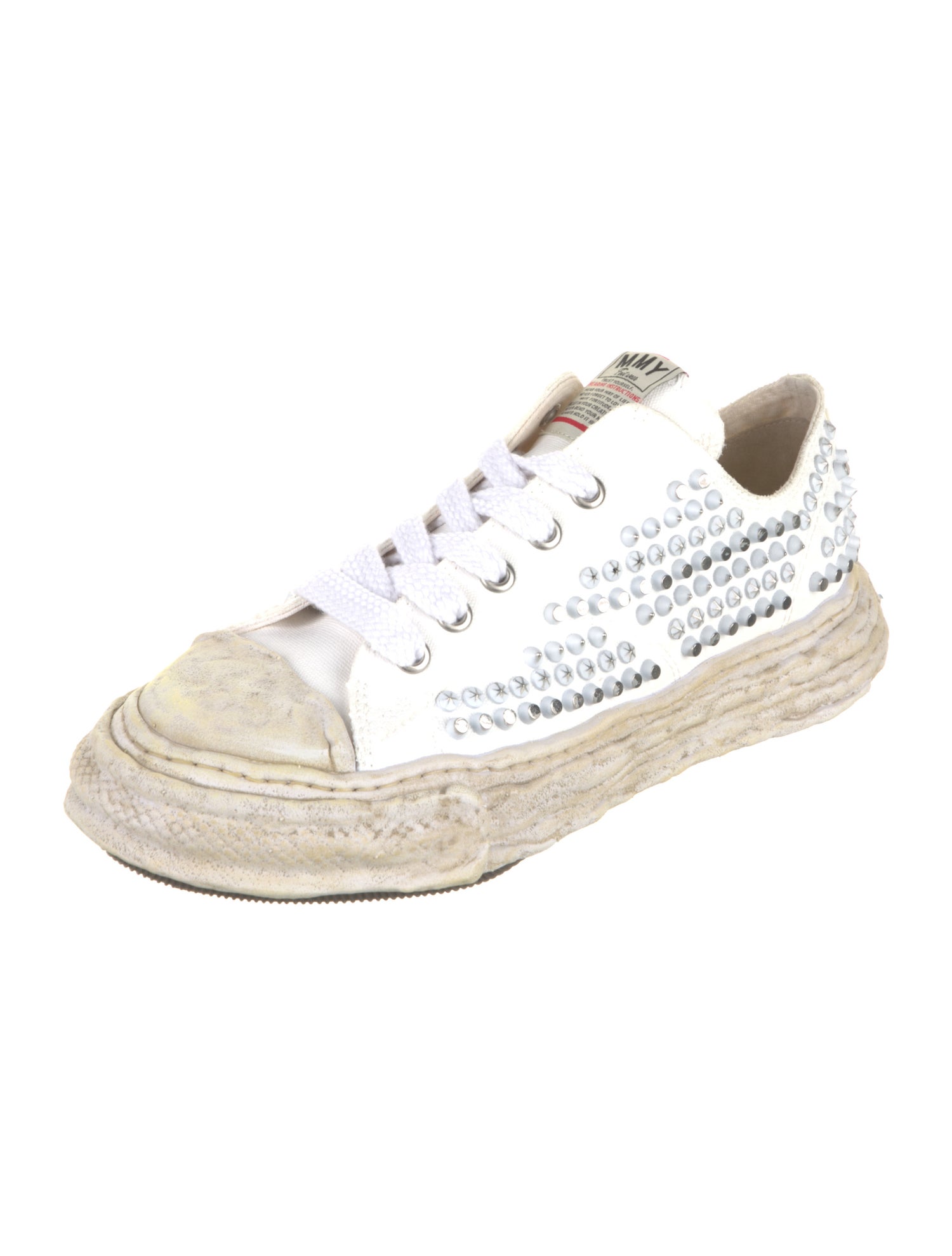 Maison Mihara Yasuhiro Canvas Distressed Accents Sneakers w/ Tags