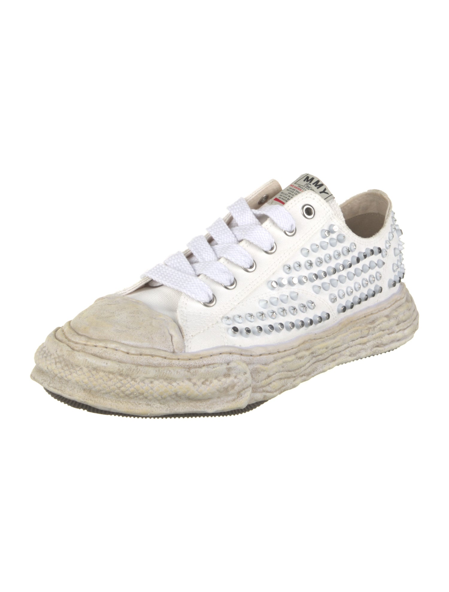 Maison Mihara Yasuhiro Canvas Distressed Accents Sneakers w/ Tags