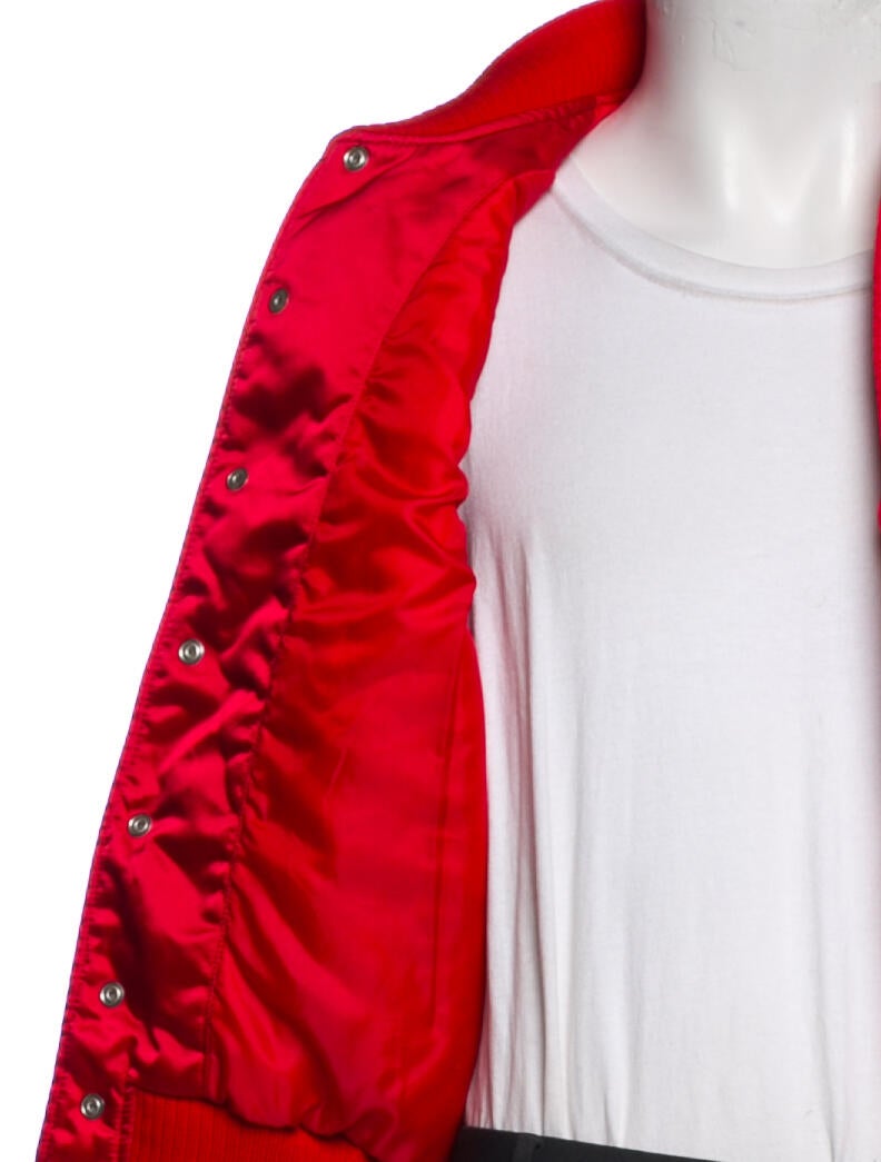 Marcelo Burlon x NBA Striped Bomber Jacket