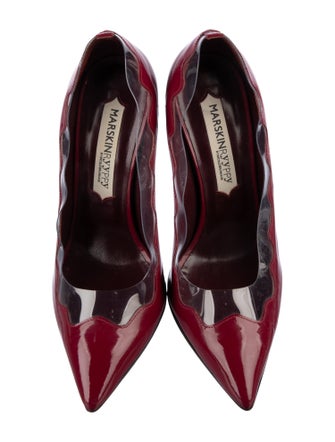 Marskinryyppy Patent Leather T-Strap Pumps