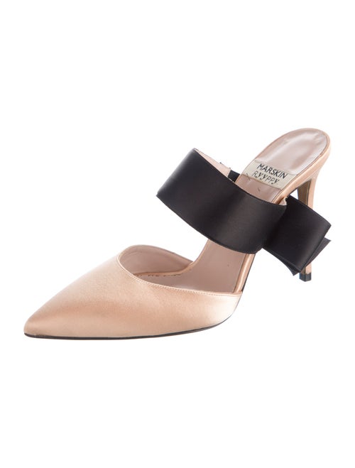 Marskinryyppy Satin Colorblock Pattern Mules