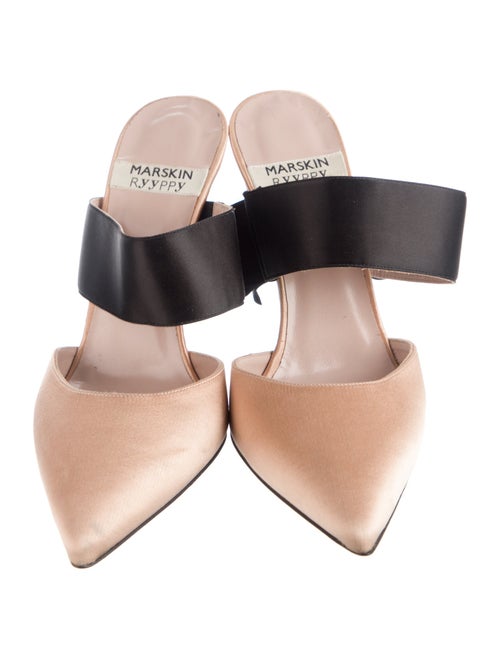 Marskinryyppy Satin Colorblock Pattern Mules