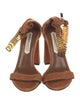 Marskinryyppy Suede Chain-Link Accents Sandals